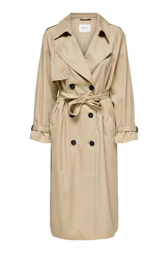 ONLChloe Trenchcoat - Warme Beige