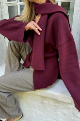 EllenIC Sjaal - Bordeaux