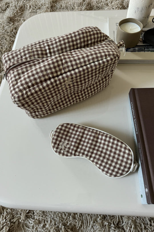 EmilieIC Cosmetica tas - Beige Vakken