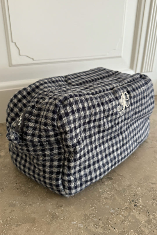 EmilieIC Cosmetica tas - Donkerblauw Vakken