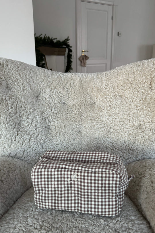 EmilieIC Cosmetica tas - Beige Vakken