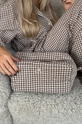 EmilieIC Cosmetica tas - Beige Vakken