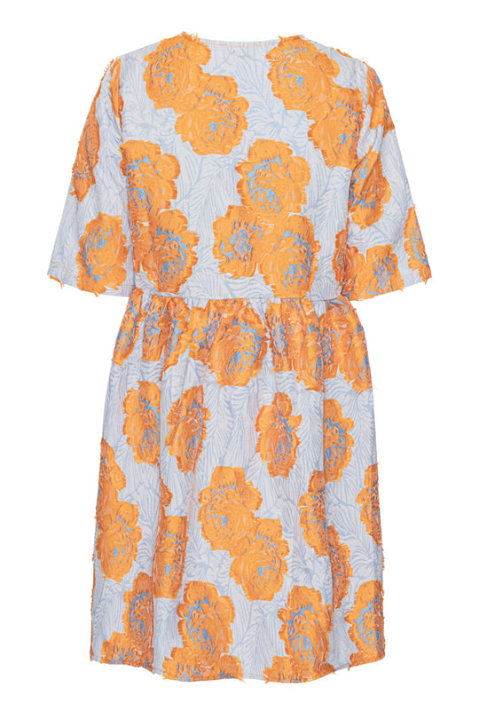 JasminIC Jurk - Oranje Bloemen