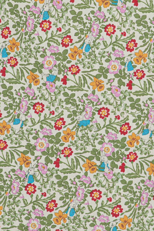 NaomiIC Lange Jurk - Groen Bloemenprint