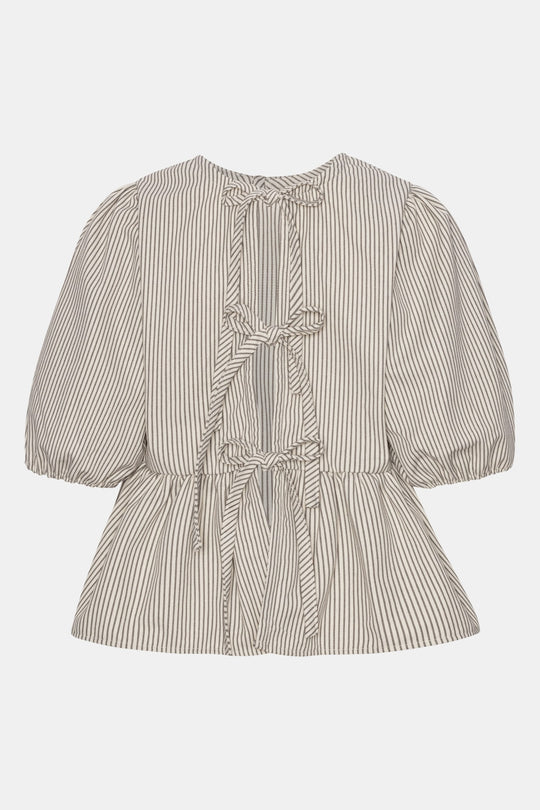 LulaIC Top - Beige Gestreept