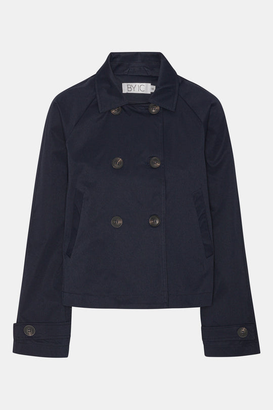 LunaIC Trenchcoat - Donkerblauw