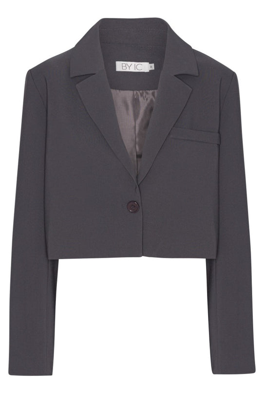 SelmaIC Cropped Blazer - Grijs