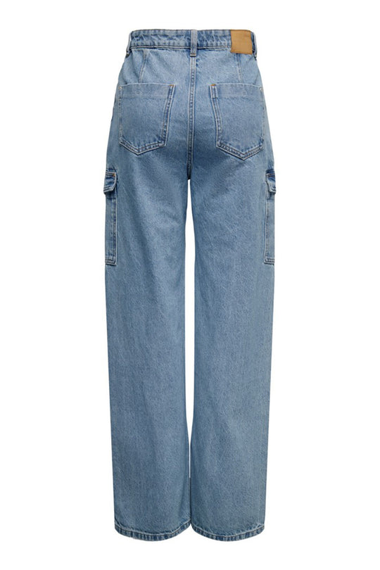 ONLHope Cargo Denim Jeans - MørkBlauw Denim