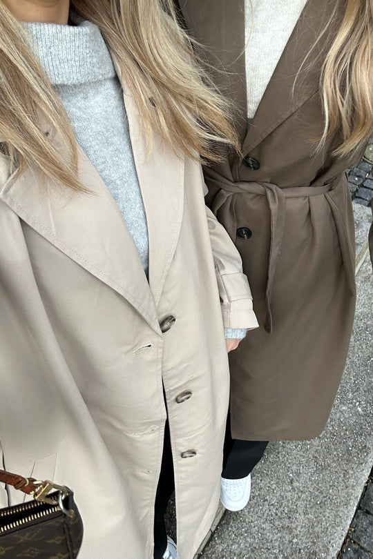 ONLLine Trenchcoat - Donker Bruin