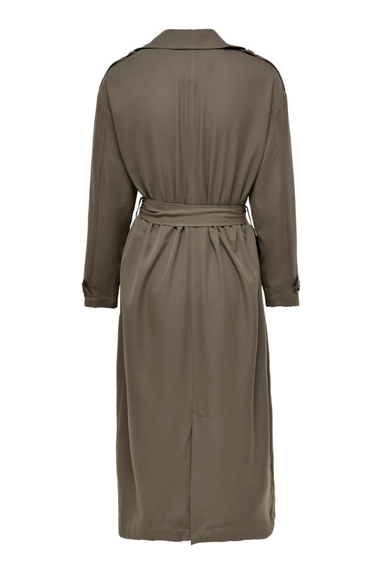 ONLLine Trenchcoat - Donker Bruin