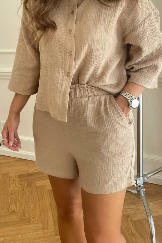 VMNatali Korte Broek - Beige