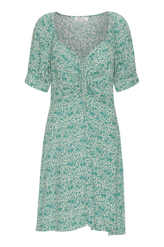 LulaIC Jurk - Groen Bloemenprint