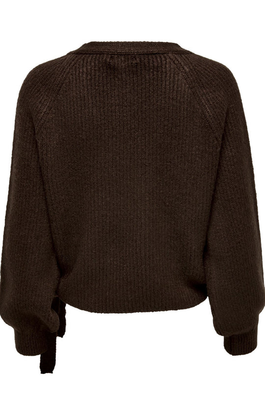 ONLMia Wikkel Cardigan - Donker Bruin