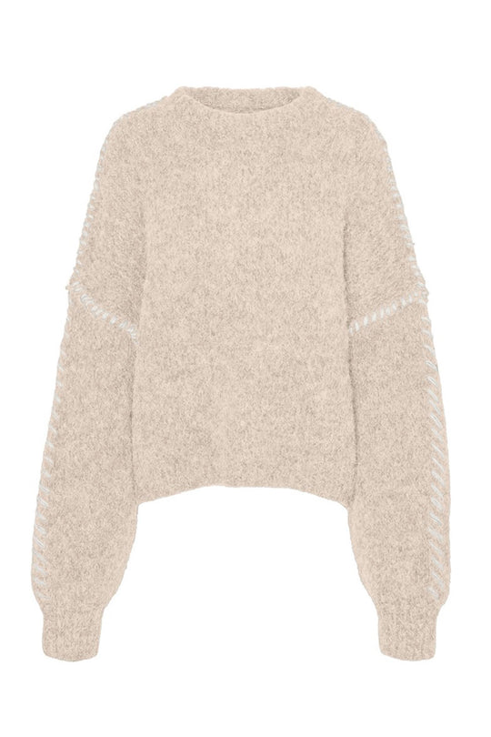 VMZen Sweater - Beige Wit